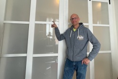 Sliding-Frosted-Doors-Install